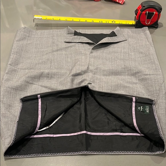 J. Crew Gray Pencil Skirt Knee-Length Work Style - Picture 8 of 9